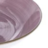 Piatto fondo porcellana viola 20,2 cm Petali