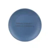 Piatto frutta ottanio 19 cm stoneware scritta Quotes