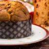 Piatto panettone slitta in porcellana, 31 cm