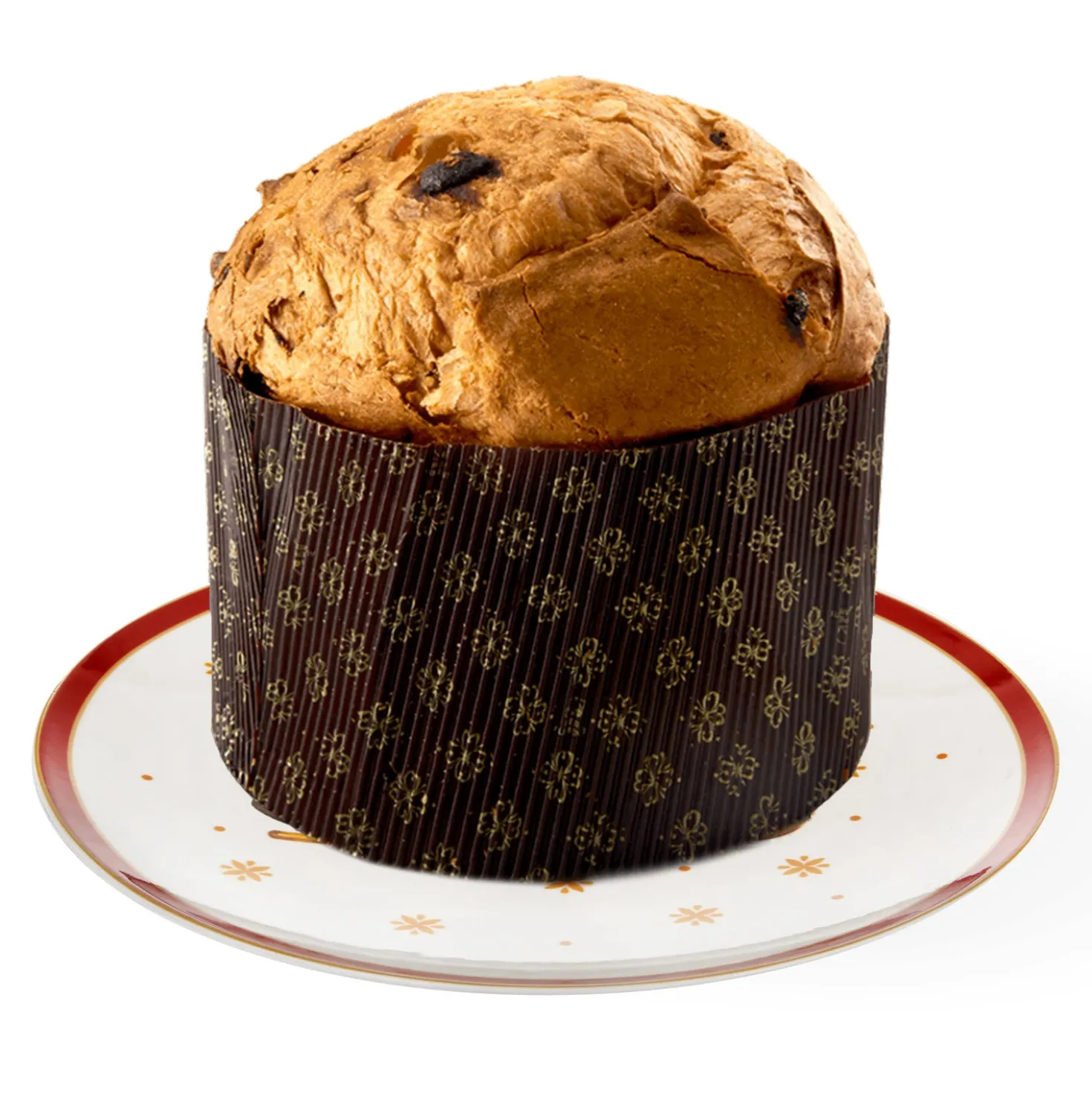 Piatto panettone slitta in porcellana, 31 cm
