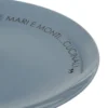 Piatto piano blu 27 cm stoneware scritta Quotes