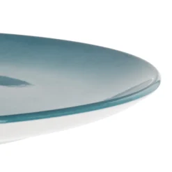 Piatto piano blu porcellana Mix e Match