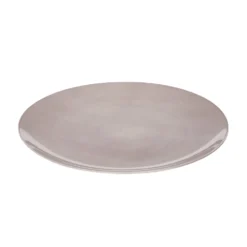 Piatto piano grigio porcellana Mix e Match