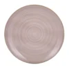 Piatto piano porcellana marrone 26,7 cm Petali