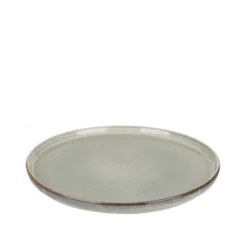 Piatto piano verde in terracotta 27 cm Terre Inconnue
