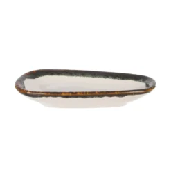 Piatto portata ovale 10,5x7,7 cm effetto acqua Ocean