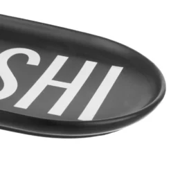 Piatto portata Sushi ceramica nero Big is more