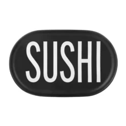 Piatto portata Sushi ceramica nero Big is more