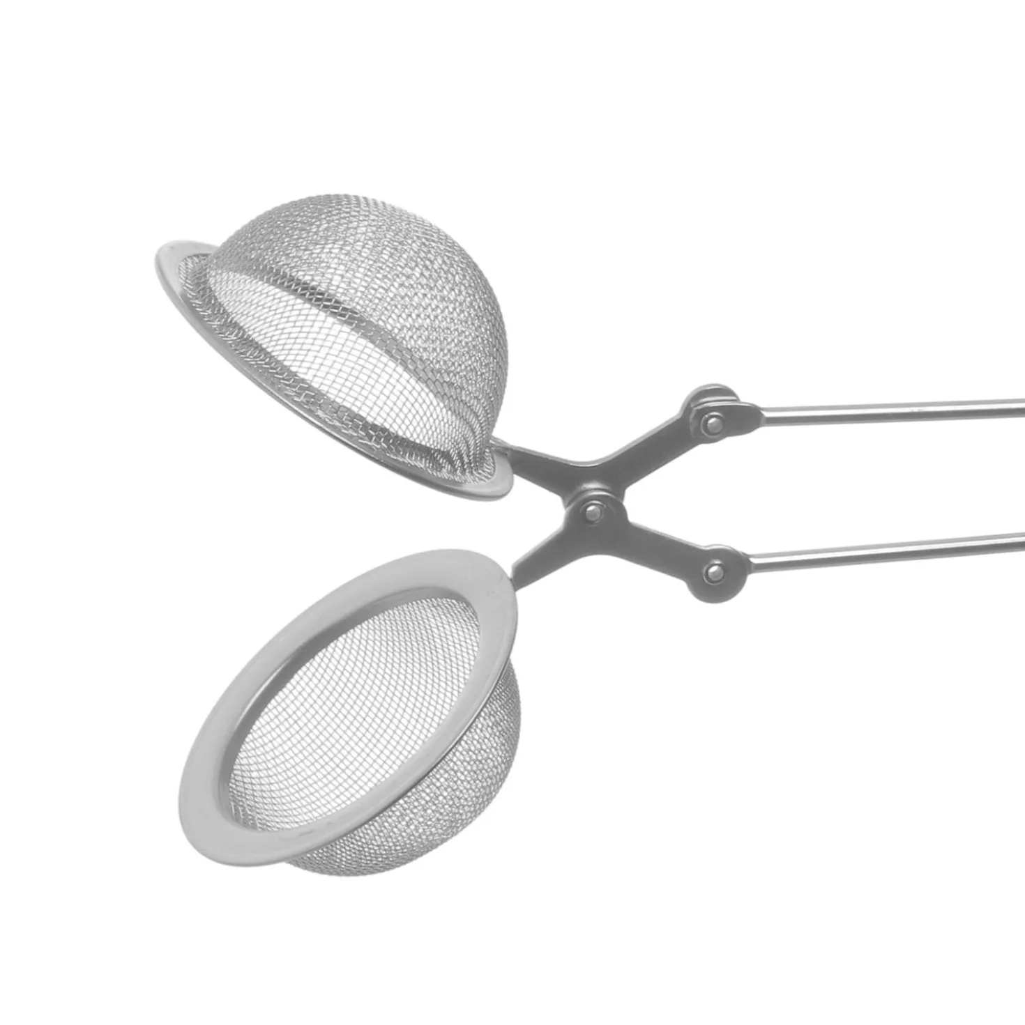 Pinza da tè con filtro in acciaio inox, 15,5x5x4 cm