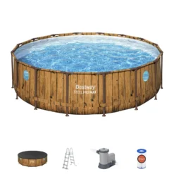 Piscina fuori terra rotonda 488x122 cm Steel Pro Max Bestway