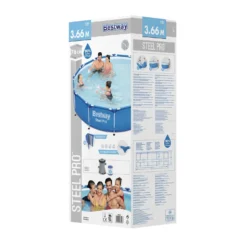 Piscina fuori terra Steel Pro Bestway rotonda, 366x76 cm