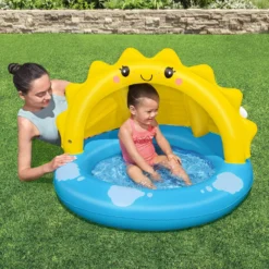 Piscina per bambini 101x97x71 cm con parasole Sunny Days