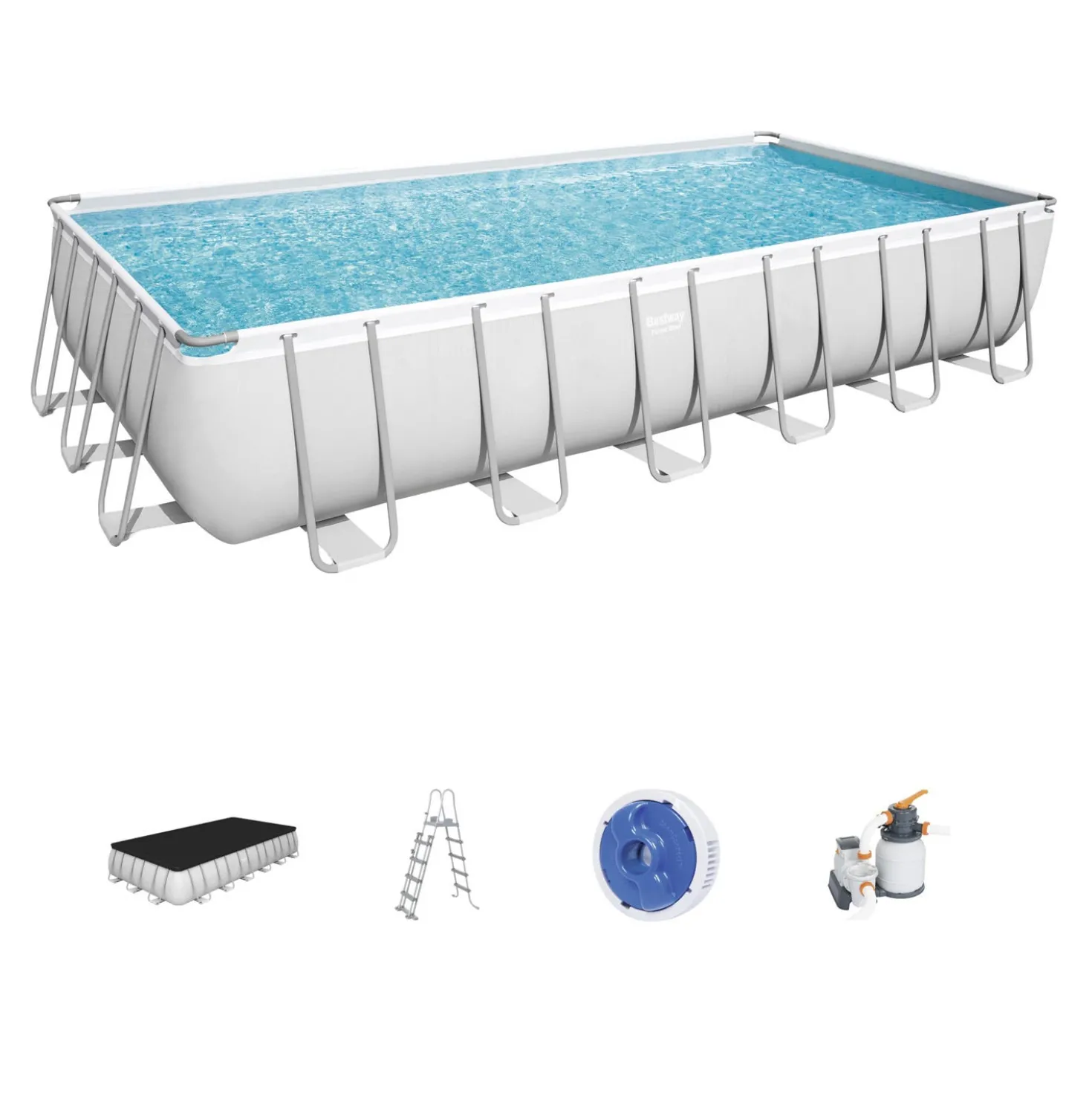 Piscina rettangolare con filtro a sabbia Bestway 732x366x132 cm