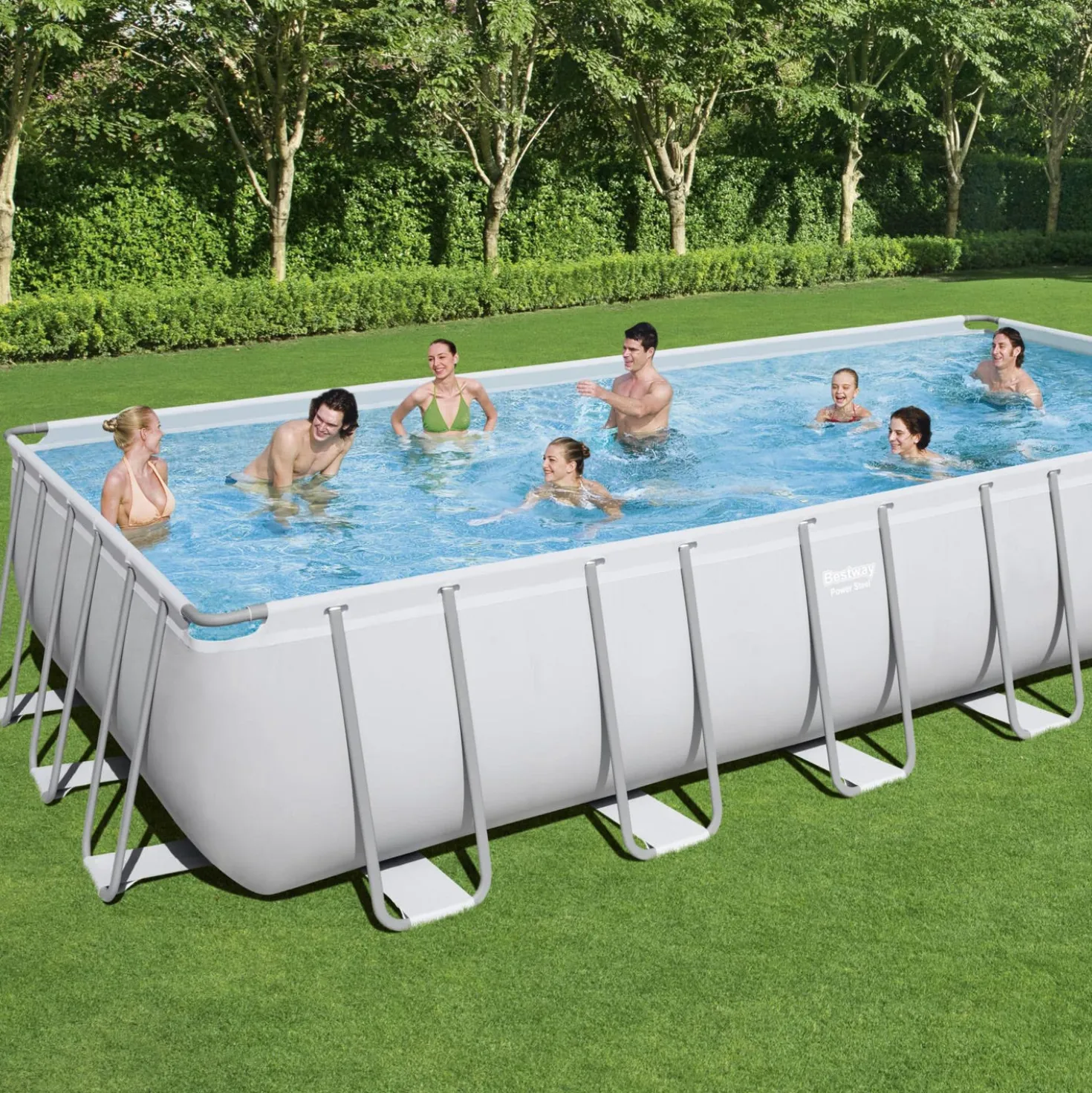 Piscina rettangolare con filtro a sabbia Bestway 732x366x132 cm