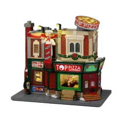Pizzeria Lemax decorazione Natale