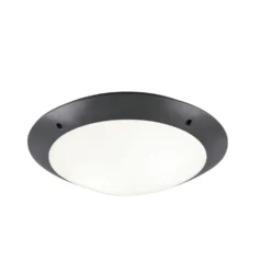 Plafoniera da giardino 33 cm nera Camaro Trio