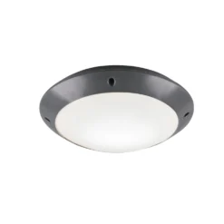 Plafoniera da giardino 26 cm nera Camaro Trio