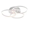 Plafoniera LED bianca Circle Trio