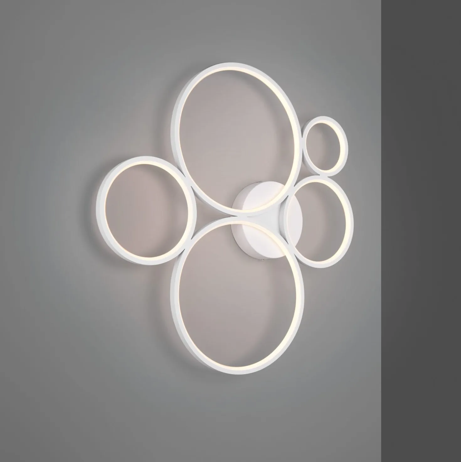 Plafoniera 5 LED Rondo bianco Trio