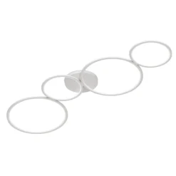 Plafoniera 4 LED Rondo bianco Trio