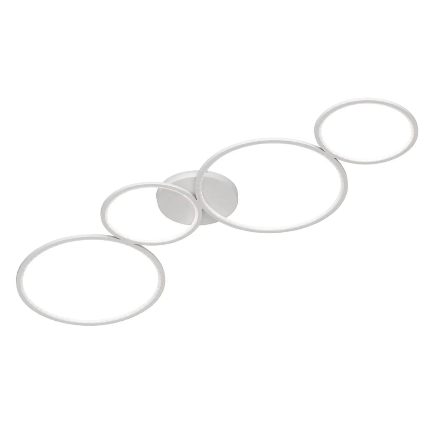Plafoniera 4 LED Rondo bianco Trio