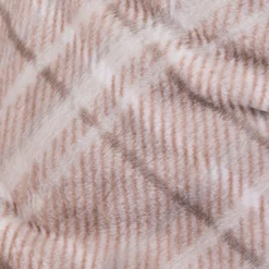 Plaid scialle tartan beige Flannel