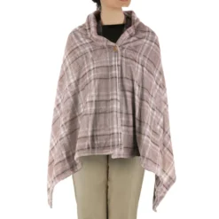 Plaid scialle tartan beige Flannel