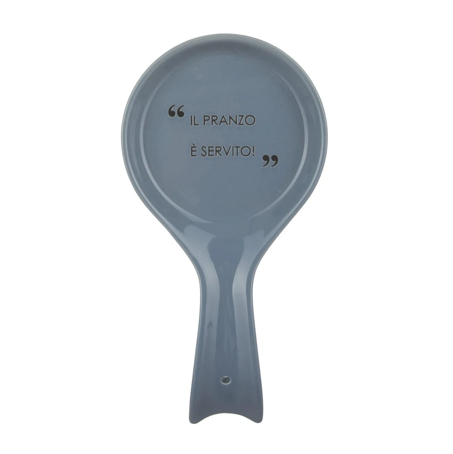 Poggiamestolo blu 22 cm scritta Quotes