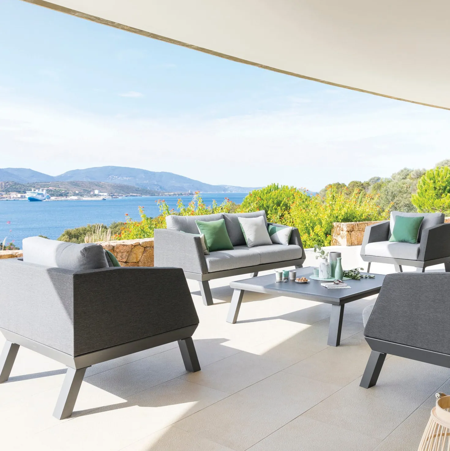 Poltrona da giardino 89x89x92 cm Axiome