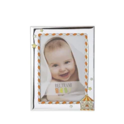 Portafoto bambini foto 10x15 cm giostra con argento Miro Silver
