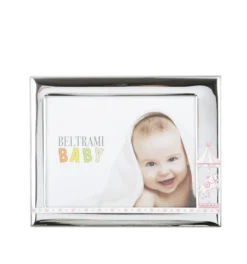 Portafoto bimba Giostrina foto 13x18 cm Beltrami con argento Miro Silver