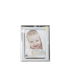 Portafoto bimbo Orsetto pilota foto 10x15 cm Beltrami con argento Miro Silver