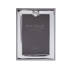 Portafoto fiocco foto 10x15 cm Beltrami con argento Miro Silver