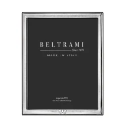 Portafoto Fiocco foto 13x18 cm Beltrami con argento Miro Silver