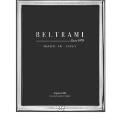 Portafoto Fiocco foto 20x25 cm Beltrami con argento Miro Silver