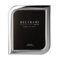 Portafoto foglia foto 20x25 cm Beltrami con argento Miro Silver