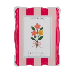 Portafoto 13x18 cm Summer legno corallo grigio