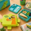 Porta pranzo per bambini Dinosauro con posata