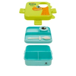 Porta pranzo per bambini Dinosauro con posata