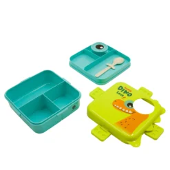 Porta pranzo per bambini Dinosauro con posata