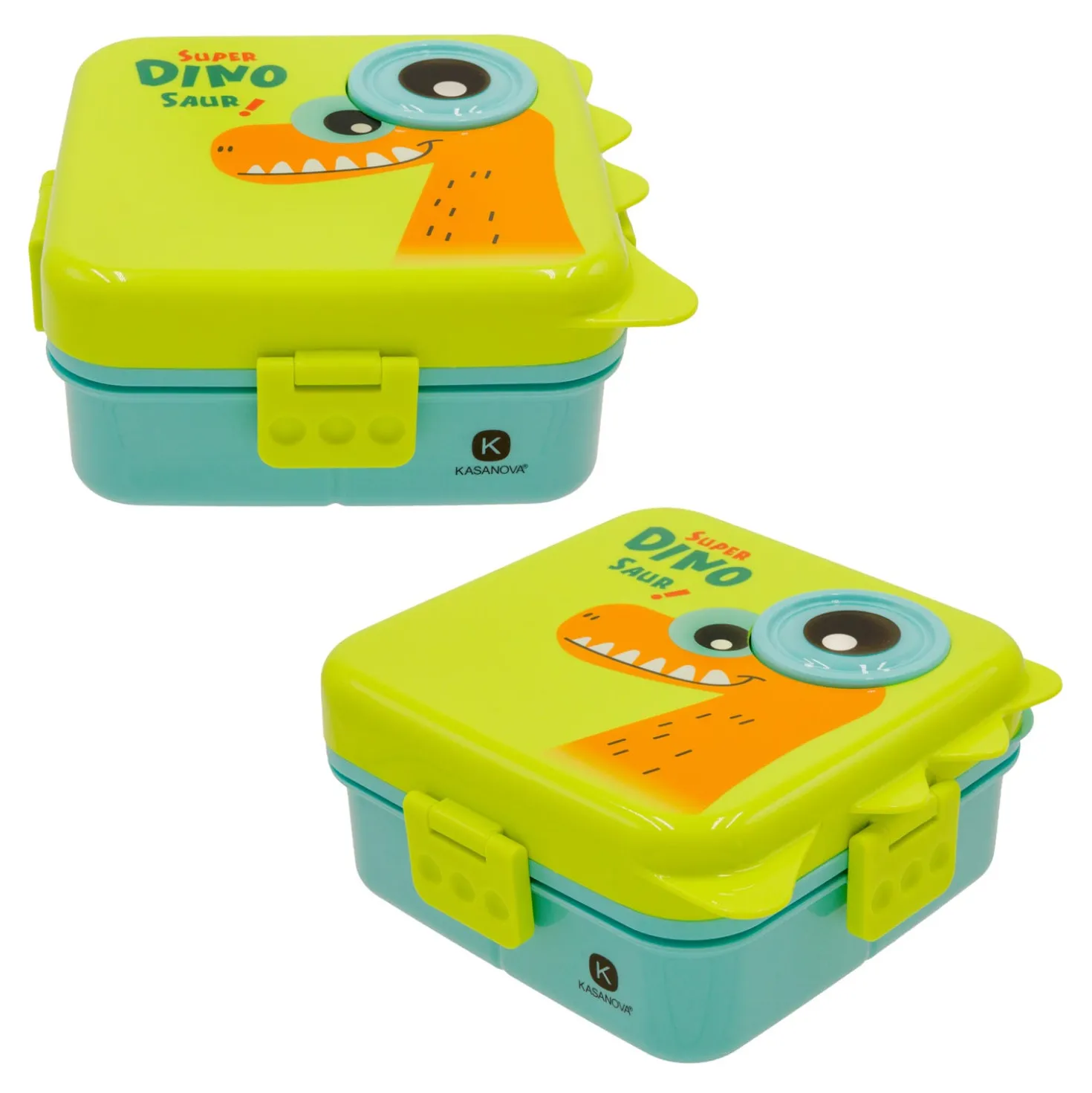 Porta pranzo per bambini Dinosauro con posata