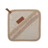 Presina quadrata 20x20 cm beige in cotone