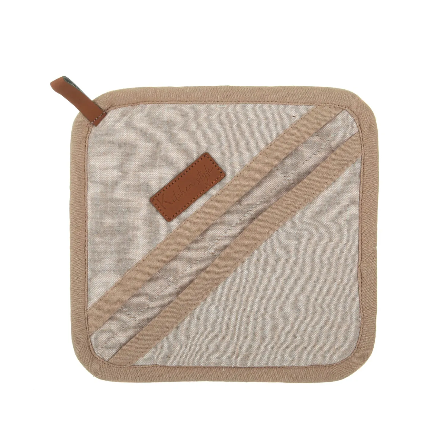Presina quadrata 20x20 cm beige in cotone