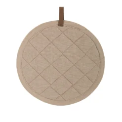 Presina tonda 20 cm beige in cotone