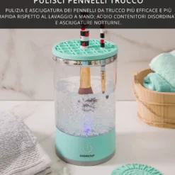 Pulitore elettrico per pennelli da trucco senza fili