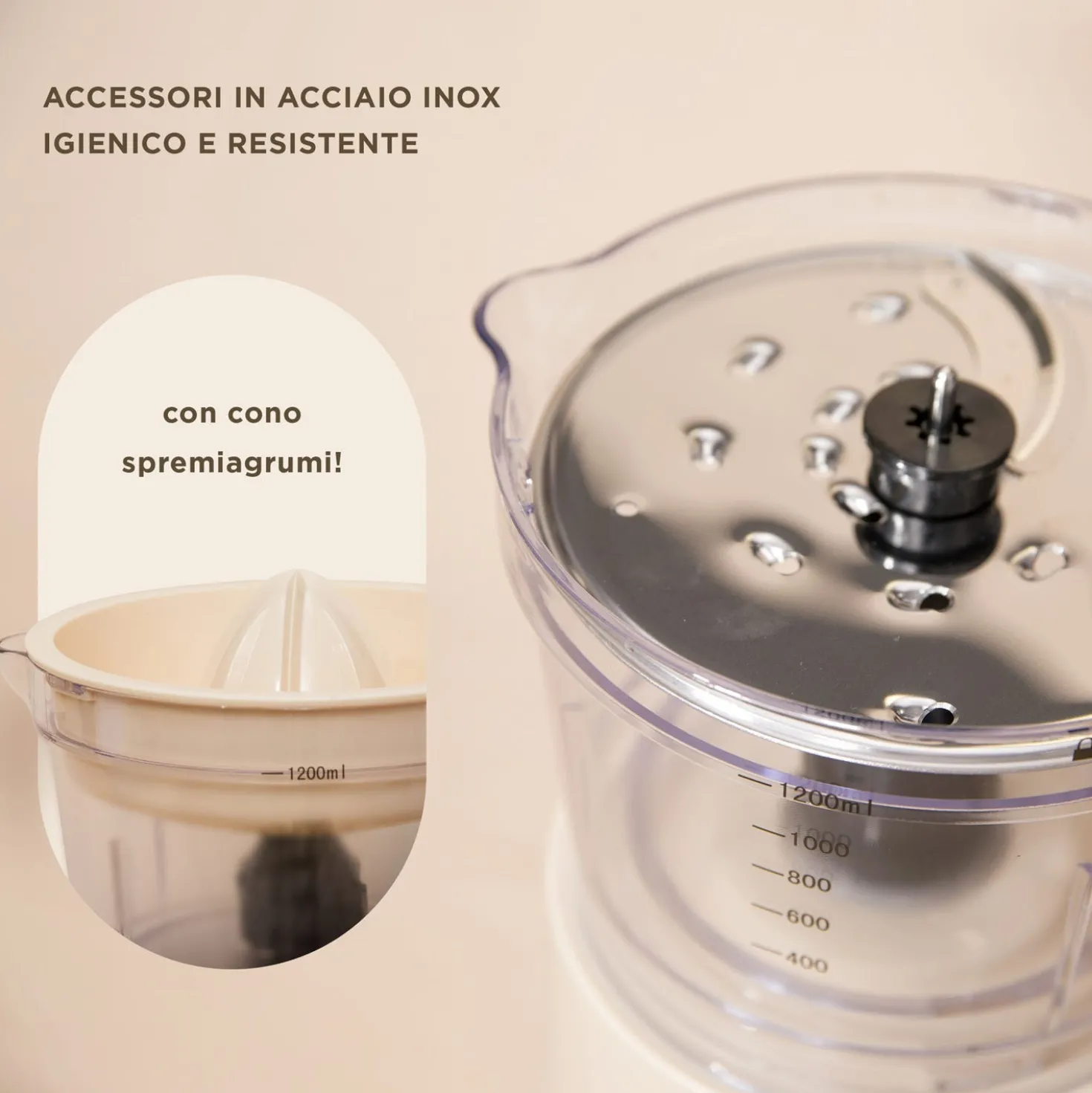 Robot da cucina senza fili 200 W Liberty senza batteria