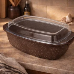 Rostiera 32x11 cm I Giganti coperchio in vetro