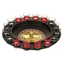 Roulette alcolica con 16 bicchierini