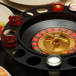 Roulette alcolica con 16 bicchierini