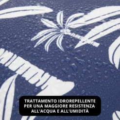 Runner da esterno 40x130 cm palme blu